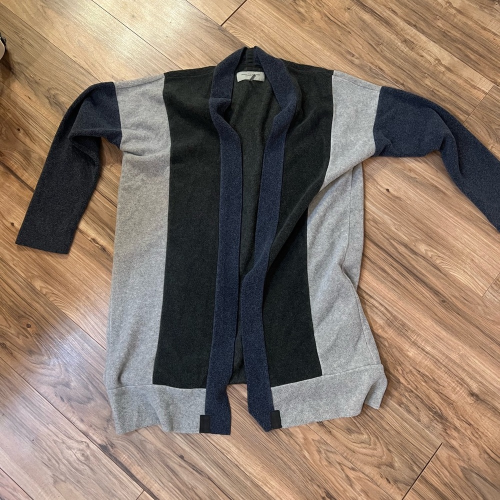 Henriette Steffensen Copenhagen No Waste Cardigan | sand/forest/deep blue | OS |